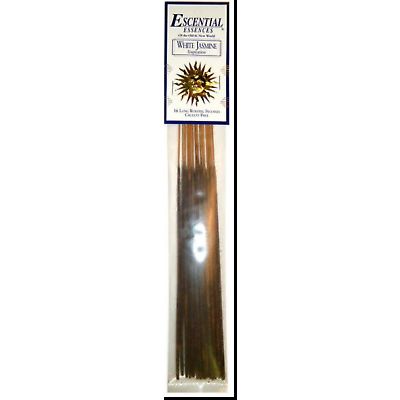 White Jasmine (Inspiration), Escential Essences Incense, 16 Long Burning Sticks