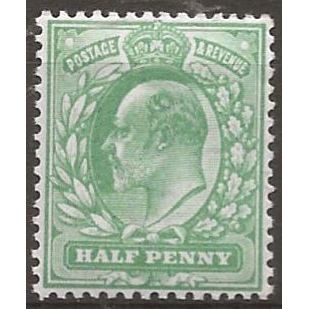 1911 Harrison SG268 1/2d Dull Green Unmounted Mint . .