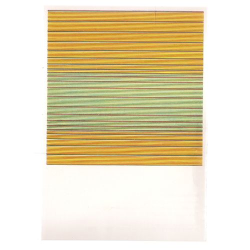PETER SEDGLEY..Yellow Attenuation , 1965 Tate Gallery card (a) =