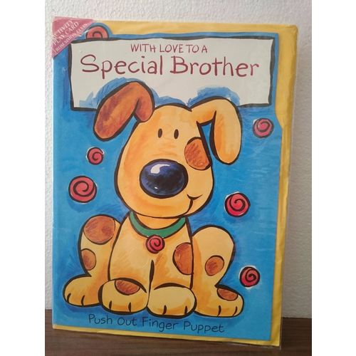 Brother Birthday Cards - With Love To A Special Brother - LARGE CARD