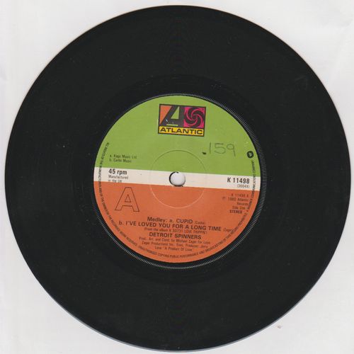 Cupid I've Loved You for a Long Time 1980 Detroit Spinners on Atlantis label