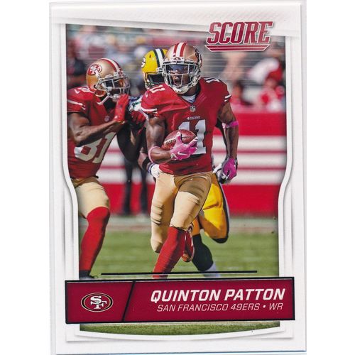 2016 Score Football 277 Quinton Patton San Francisco 49ers