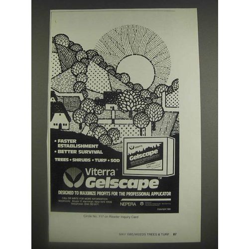 1985 Nespera Viterra Gelscape Ad - Faster Establishment