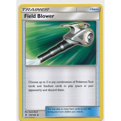 Pokemon Sun & Moon Guardians Rising 125/145 Field Blower