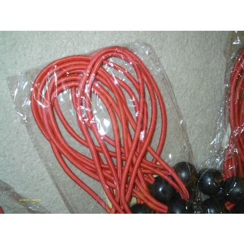100 pcs 8" Red Pure Rubber Ball Bungee Tie Down Canopy Tarps Display Trade Shows