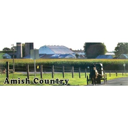 Amish Country with Barn Fridge Magnet