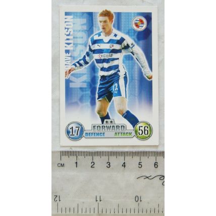 2007/08 Topps Match Attax Trading Card - Dave Kitson, Reading