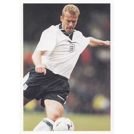 Alan Shearer English Football World Cup Striker Postcard