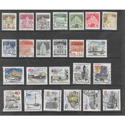 BERLIN a 24 NICELY CANCELLED STAMPS RANGE