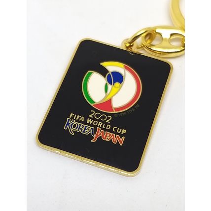 2002 Fifa World Cup Korea Japan Logo Metal Keychain Key Ring - New Without Tag