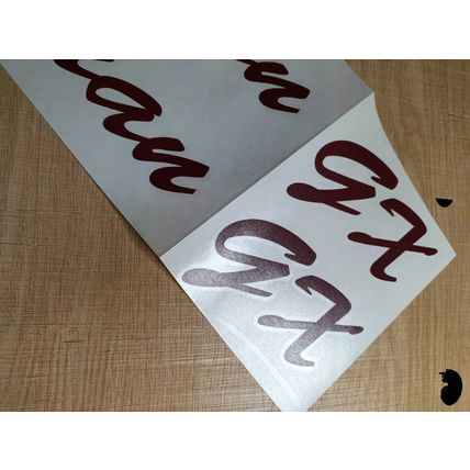2 Talisman GL or Gx In Script Camper motorhome graphics stickers decals