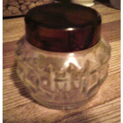 Avon vintage face cream jar from 1980's vanity
