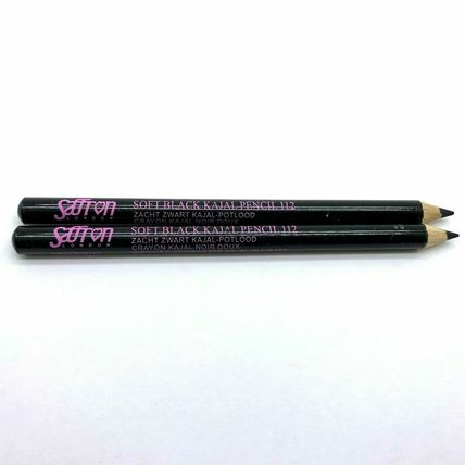 Saffron Eyeliner Pencil Soft Black Kohl Kajal Eye Liner UK SELLER