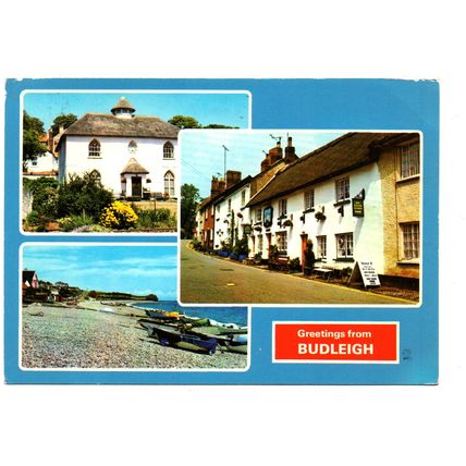 Budleigh - Devon - Postally Used - Exeter District 22nd September 1986 Postmark