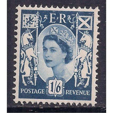 Scotland GB 1967 QE2 1/-6d Grey Blue Umm SG S 6 ( L512 )