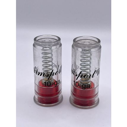 2-PACK 10 Gauge Snap Cap High Quality Rare Italian Made Armsport Spring Loaded