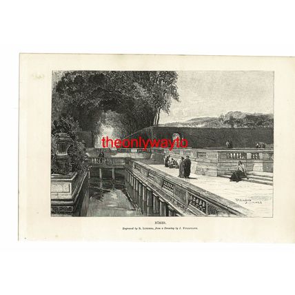 NIMES, FRANCE, Book Illustration (Print), 1887