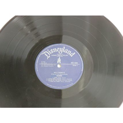 BAMBI SOUNDTRACK VINYL LP