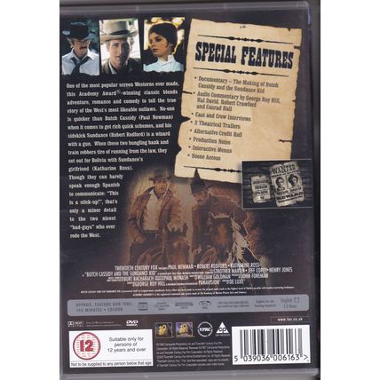 Butch Cassidy And The Sundance Kid. DVD. Special Edition.