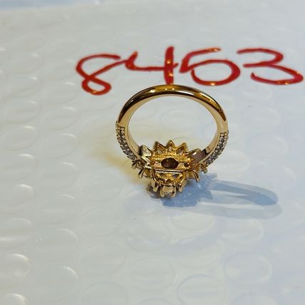 Bomb Party Sz7 BP Ring Fashion Jewelry RBP Purple Ice Crystal Yellow Gold Pl
