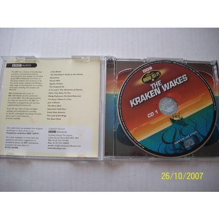 The Kraken Wakes -John Wyndham 2 CD Audio, Radio Sci-Fi RARE BBC Audio
