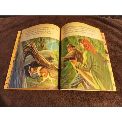 Little Golden Book Lassie & The Lost Explorer By Leon Lazarus (A) Edition 1958