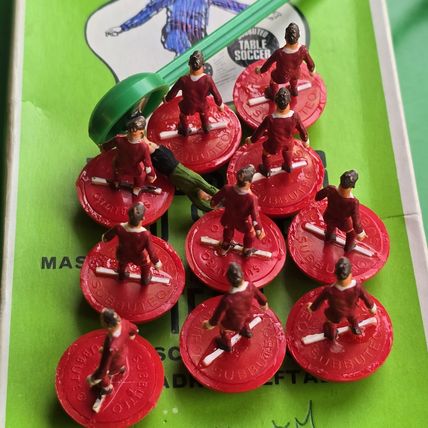 Subbuteo Heavyweight LIVERPOOL ABERDEEN STIRLING NUMBER 41 BOX TEAM SET - HW