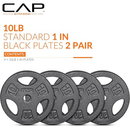 CAP Barbell Standard 1-Inch Grip Weight Plates