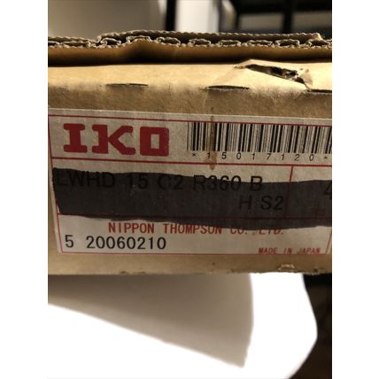 NEW IKO LWHD 15 C2 R360 B H S2 LINEAR ROLLER BEARING,SIZE 15,360mm,72076 A,BN