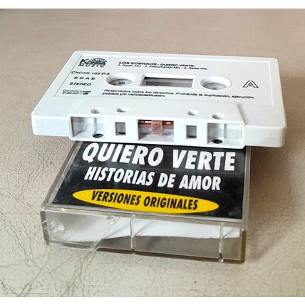 Los Sobraos : Quiero Verte / Historias De Amor : Cassette Single