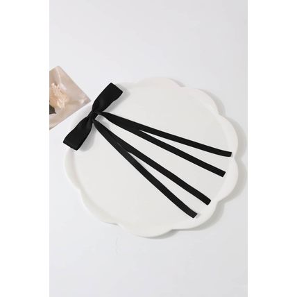 Black Ribbon Bowknot Hair Clip
