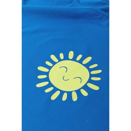 Blue Sun Graphic Casual Tank Top
