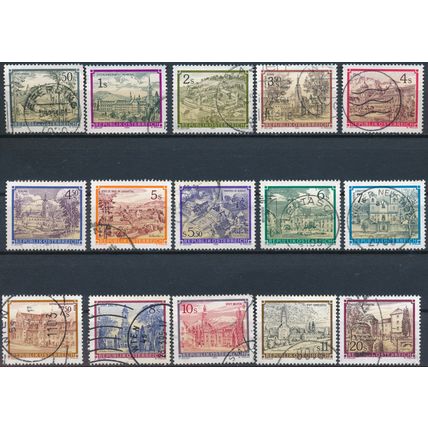 Abbeys & Monasteries: 15 Values - Austria 1984/91 - Used Hinged