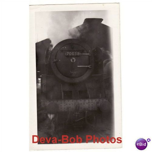 Railway Photo BR Britannia 70038 Robin Hood Pacific Loco