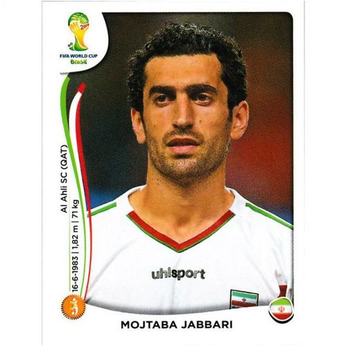 2014 Panini World Cup Soccer Stickers - #462 - Mojtaba Jabbari