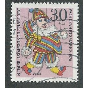 BERLIN -1970 30pf +15 'HUMANITARIAN RELEIF FUNDS' FINE USED (EBID44-735)