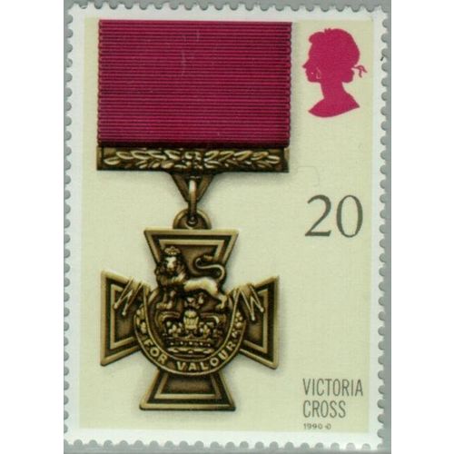 GB 1990 Gallantry Awards 20p Victoria Cross Unmounted Unnmounted Mint MNH SG1517