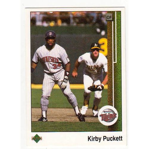 1989 Upper Deck baseball Kirby Puckett card 376 - NM-HOF- Twins