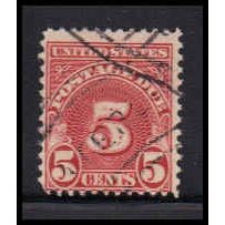 Used J83a 5c Postage Due Average K1453