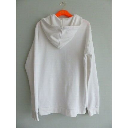 Adidas Originals Trefoil Hoodie Mens Size Medium White Pullover fleece cotton