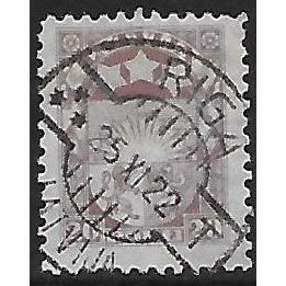 Mi 86: 20 R. lilac Definitive, wmk. Wz. 4 partial maker's mark, line p. 10