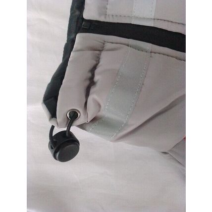 Dog Winter Coat Jacket (21" back) Orange Silver-Grey Padded