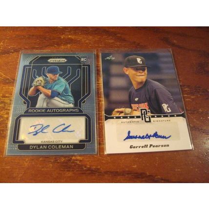 2005-2023, 10-Autographed Baseball Cards, TUCKER/HERNANDEZ ++, Check Scans