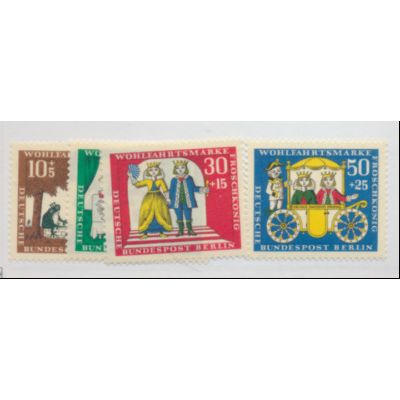 Germany (Berlin) Stamps Scott #9NB41 To 9NB44, Mint Never Hinged