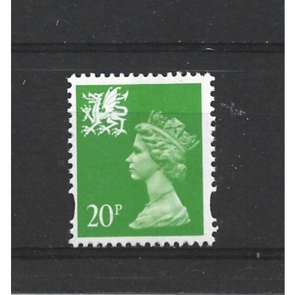 Wales.W79 20p Bright Green.Unmounted Mint.Aug25
