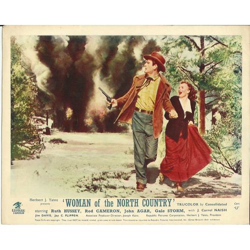 WOMAN OF THE NORTH COUNTRY Ruth Hussey, Rod Cameron 1952 F-O-H Stills Set (8)