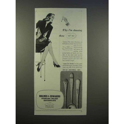 1946 Holmes & Edwards Silverplate Ad - Danish Princess