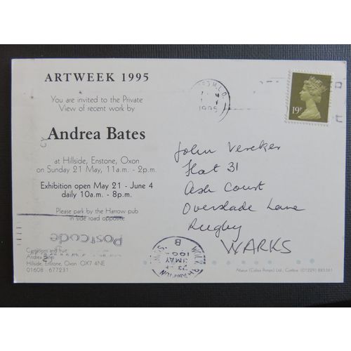 Andrea Bates, Artwork Exhibition Postcard