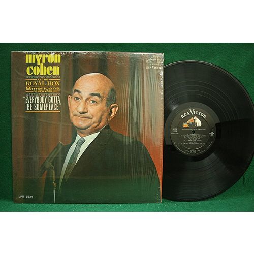 Myron Cohen - Everybody Gotta Be Someplace-At The Royal Box - LPM 3534 - NM