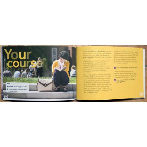 Manchester Undergraduate 2018 Entry